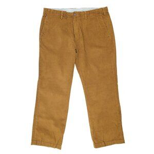 Eddie Bauer Corduroy Pants Men’s 38x30 Classic Fit Specially Dyed Brown Preppy